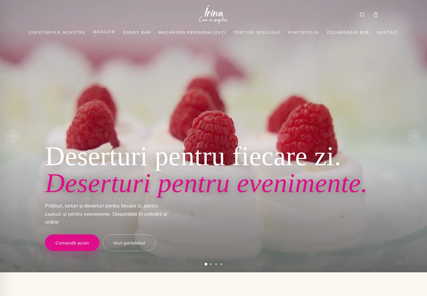 Casa cu prăjituri — Magazin online