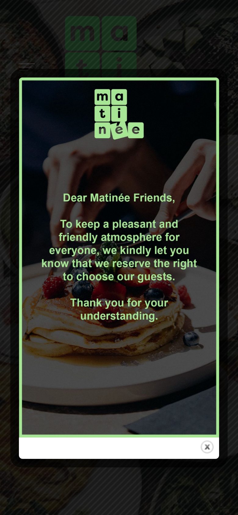 Matinee Floreasca — Site de prezentare, Vezi pe mobil